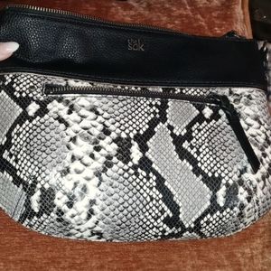 The sak snakeskin cross body